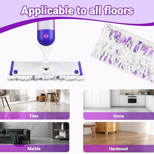 32 Count Disposable Mopping Pad Refills for Multi-Surface Floors