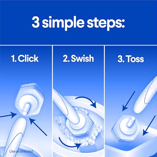Clorox ToiletWand Toilet Bowl Cleaner System with Caddy and 16 Disinfecting Refill Heads