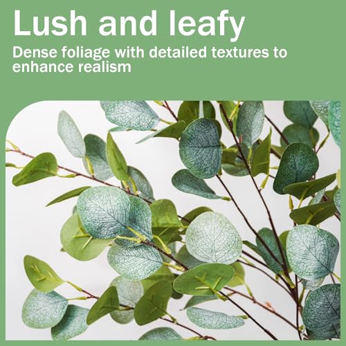 6FT Artificial Eucalyptus Tree - Lifelike Faux Potted Plant