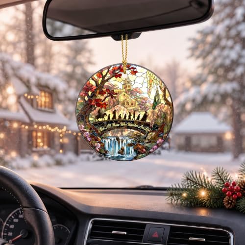 Fantasy World Christmas Ornament - 2-Side Printed Ceramic Decor, 2026 Edition