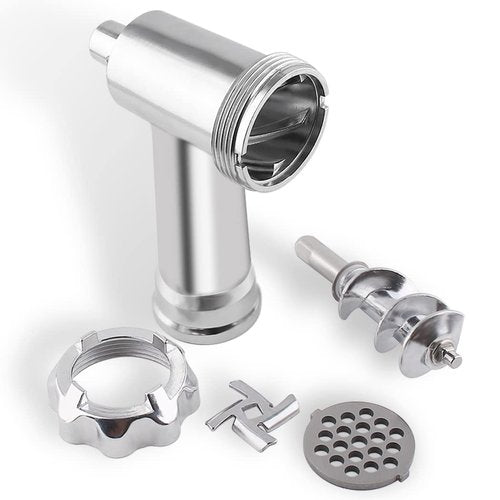 Joyparts MG-50 Meat Grinder Attachment,Compatible with Cuisinart Stand Mixer SM-50 and SMD-50 Series(Stainless Steel Sausage stuffer Tubes)