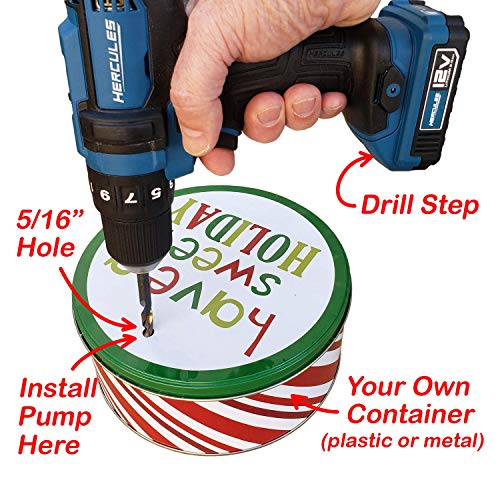 Automatic Christmas Tree Watering System - DIY Siphon Hose Kit for Fresh Trees