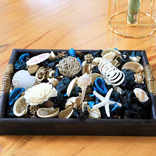 Ocean Scented Seashell Potpourri with Fragrance Oil - Coastal Vase Filler