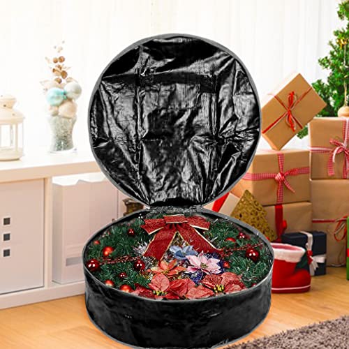 36-Inch Wreath Storage Bag for Holiday Garland and Artificial Wreaths