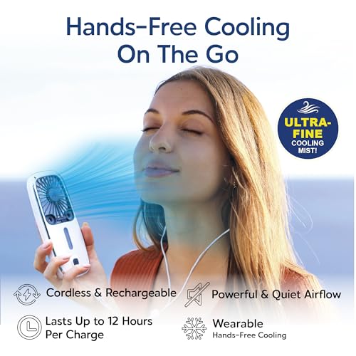 Portable Handheld Personal Air Cooler Fan with 3 Speeds