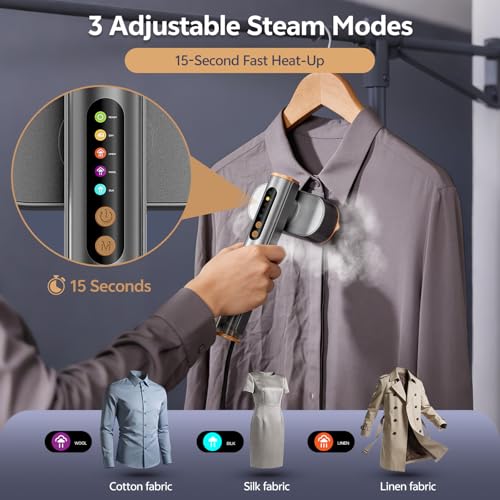 Dual Voltage Portable Travel Steamer and Handheld Garment Iron