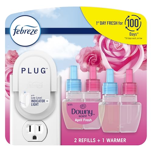 Plug-In Scented Oil Air Freshener Starter Kit - Warmer & 2 Refills