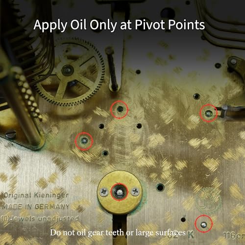 Synthetic Clock Oil for Mechanical Movements – 15ml with Precision Needles
