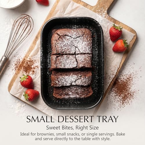 Granite Bowl 3-Pack Rectangle Turkey Roasting & Baking Pans Set 17/15/13 Inch Rectangle-3