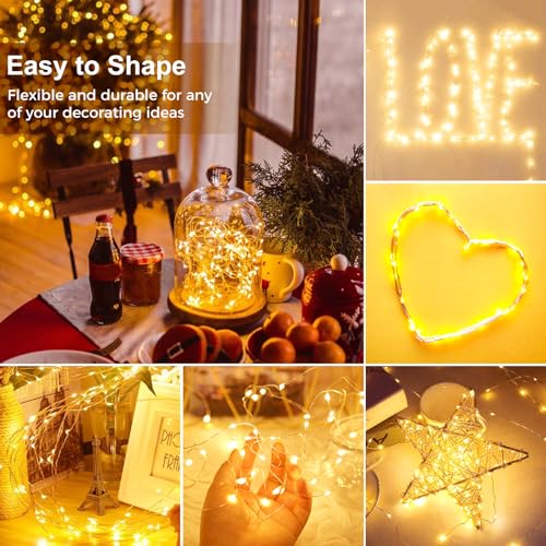 Kolpop 12 Pack Fairy Lights Battery Operated String Lights 7Ft 20 LED