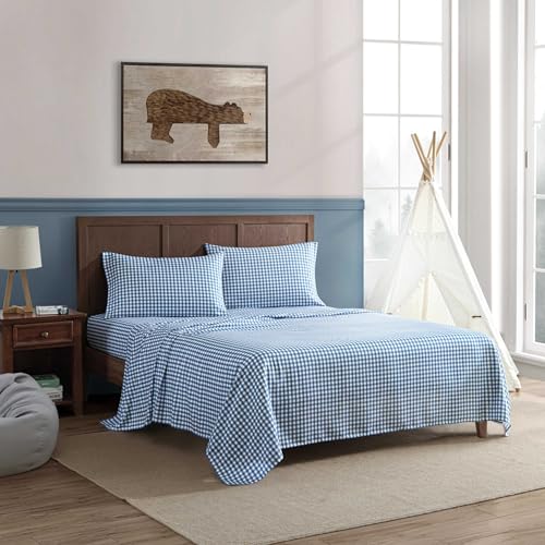 Kids Twin Sheet Set, Ultra-Soft Microfiber Bedding with Fitted Sheet