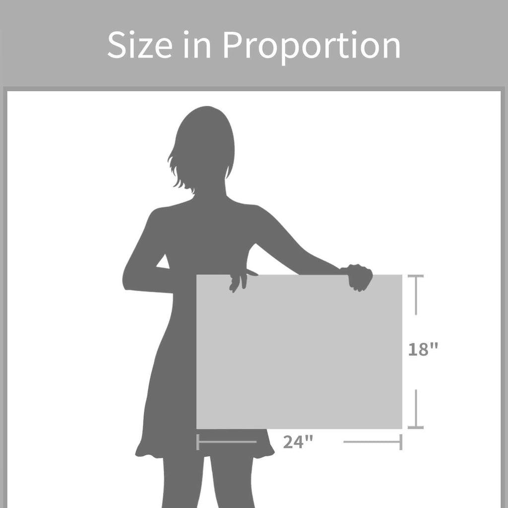 ARTISTIC PATH Canvas Wall Art Elephant Picture: African Animals Graphic Artwork Painting Print for Wall Decor (24" W x 18" H,Multi-Sized)