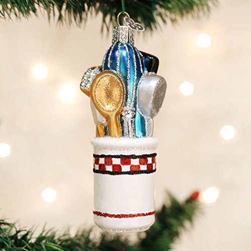 Old World Christmas Hand-Painted Glass Kitchen Utensil Ornament - Holiday Decor