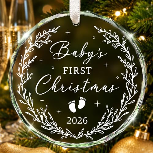 Baby's First Christmas Ornament 2026 - Keepsake Gift for New Parents
