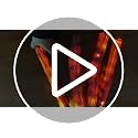 Fake Fireplace Logs 4 Pack - Flameless LED Fire Effect, 15.7 inch, Indoor Decor