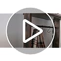 6-Tier Blanket Ladder Shelf, Rustic Farmhouse Quilt Rack with Hooks