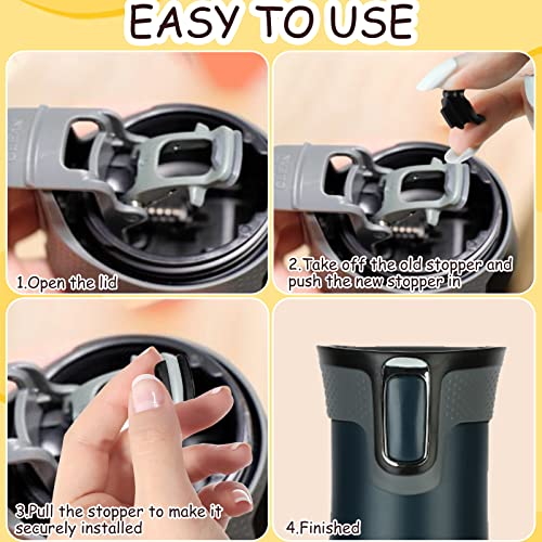 CANIPHA 6-Pack Rubber Replacement Stops for Contigo West Loop Travel Mug