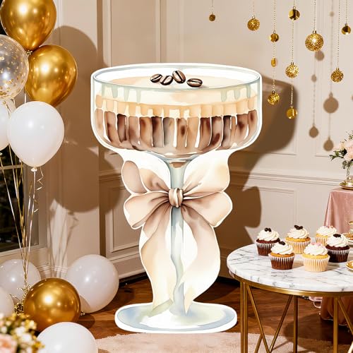 4ft Espresso Martini Cardboard Cutout A Tini Bit Older Birthday Party Decor