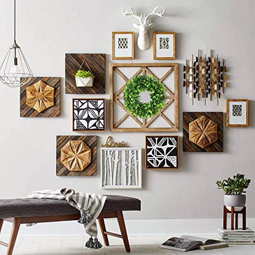 10-Inch Artificial Boxwood Wreath – Small Green Leaf Wreath for Home Decor