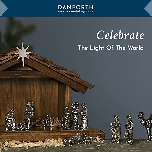 Danforth Nativity Angels Set - Handcrafted Pewter Religious Figurines