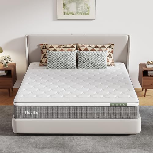 12 Inch Full Size Hybrid Mattress - Cooling Gel Memory Foam & Pocketed Coils