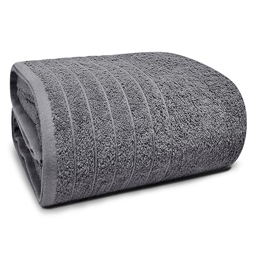 Jumbo Cotton Bath Sheet 40 x 80 Inches - Extra Large & Quick Dry