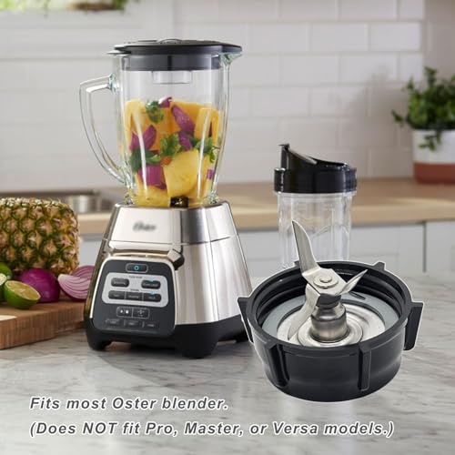Blender Replacement Kit with 4-Point Blade, Jar Base, and Seal Gaskets
