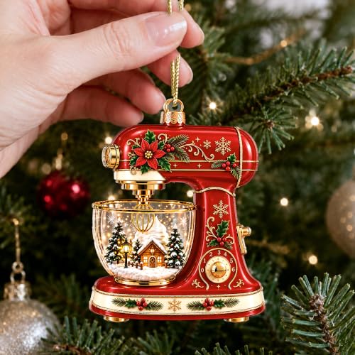 Baking Ornaments for Christmas Tree, Mixer Ornament, Gifts Women