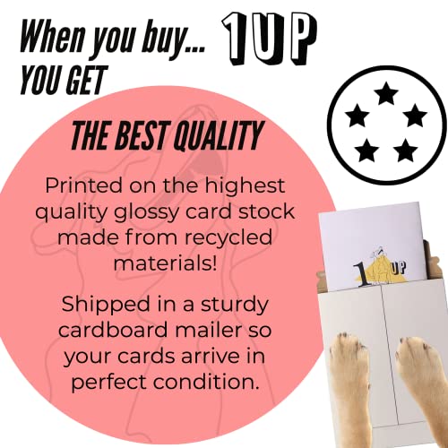 Hairstylist Christmas Card 5x7 with Envelope - Made in USA | 1Up Greetings (XmasHair1)