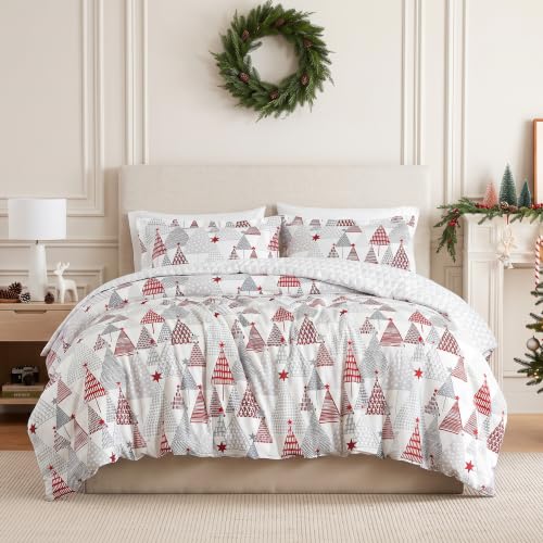 Southshore Merry & Bright 2 Pc Duvet Cover Set Twin XL/Twin Reversible