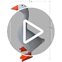7-Inch Magnetic Goose Key Holder Statue for Desk and Home Decor