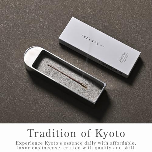 Japanese Sandalwood Incense Sticks - Premium Kyoto Aroma for Meditation