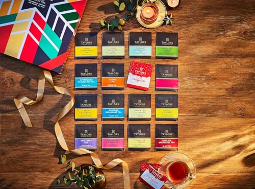 Taylors of Harrogate Holiday Tea Advent Calendar 48 Tea Bags - 24 Days Pack of 1