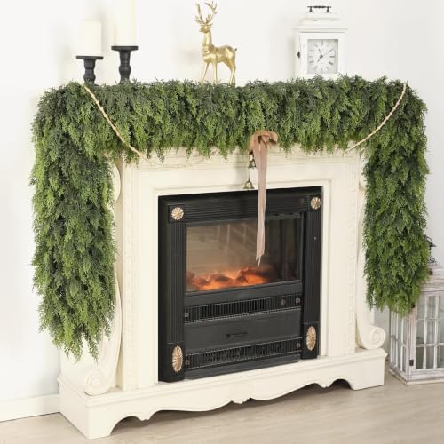 GLIDLION 9FT Lifelike Cedar Garland - Artificial Christmas Decor, 1 Piece