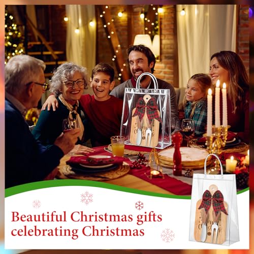Clothmile 18-Piece Christmas Cutting Board Gift Set with Knives & Forks - Variation Christmas-1