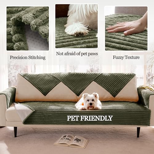 Waterproof Couch Arm Covers 2-Pack | Soft Non-Slip Armrest Protectors