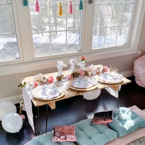 White Sequin Table Runner 12x72 Inches - 6 Pack for Weddings & Parties