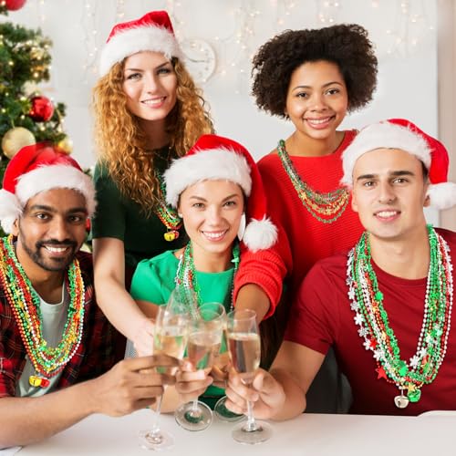 Civaner 300 Pcs Snow Christmas Bead Necklaces Bulk – Gift Idea