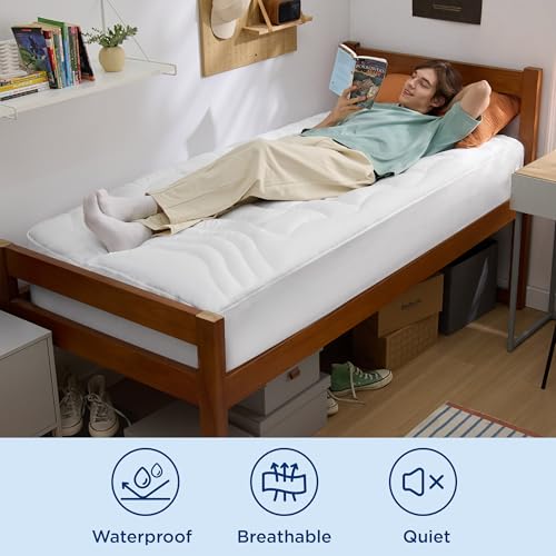 Bedsure Waterproof Twin XL Mattress Protector - Deep Pocket Mattress Pad