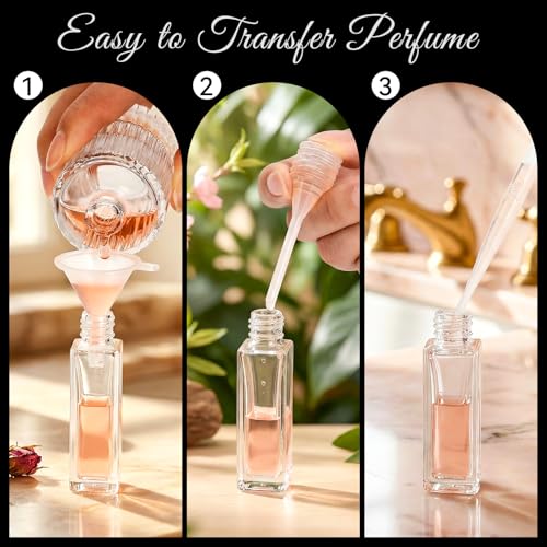10-Piece Perfume Refill Tool Kit for Travel, Essential Oils, and Fragrance