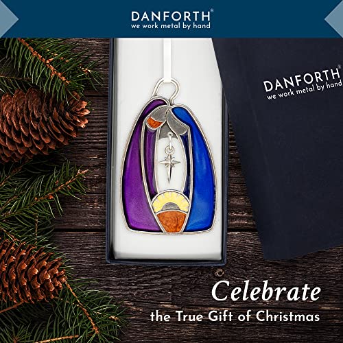 Danforth Holy Family Nativity Ornament - Handcrafted Pewter Christmas Decor
