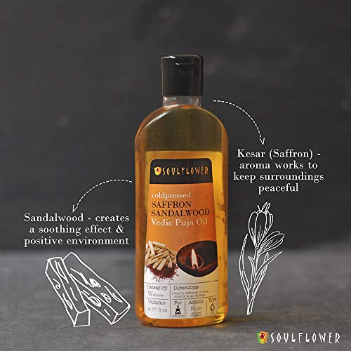 Organic Saffron Sandalwood Fragrance Oil - 100% Pure for Home Use