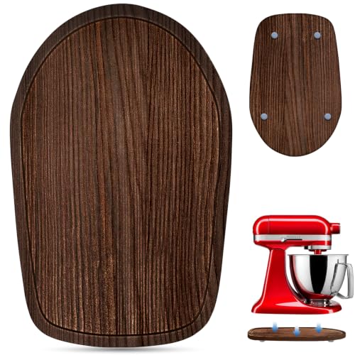 Wood Mixer Slider Tray for 4.5-5 Qt Stand Mixers - Durable Countertop Mat