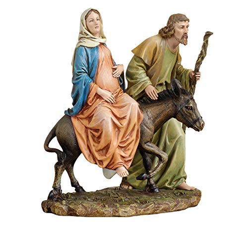 Joseph's Studio La Posada Nativity Figure - Religious Christmas Decor, 10" Resin & Stone