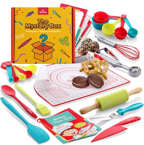 Kids Baking and Cooking Utensils Set Safe Kitchen Tools for Kids