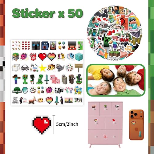120-Piece Kids Birthday Party Favors Set with Stickers, Bags, and Toys