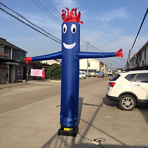 20ft Inflatable Sky Tube Man for Advertising - Giant Waving Arm Puppet, Outdoor Promotional Sign, No Blower Included