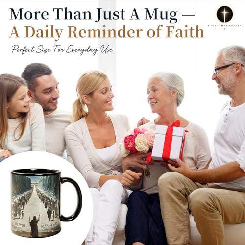 Christian Color Changing Mug 11 oz - Inspirational Bible Verse Coffee Cup