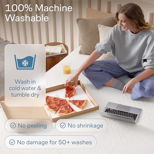 Waterproof Queen Mattress Protector - Cooling Viscose Bamboo Cover