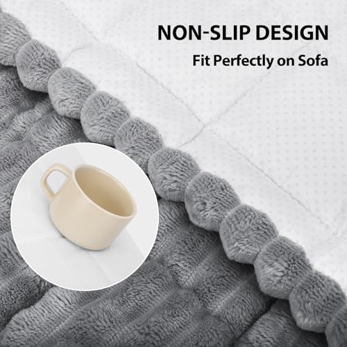 Waterproof Flannel Dog Couch Cover - Non-Slip Sofa Protector (27.6" x 59")